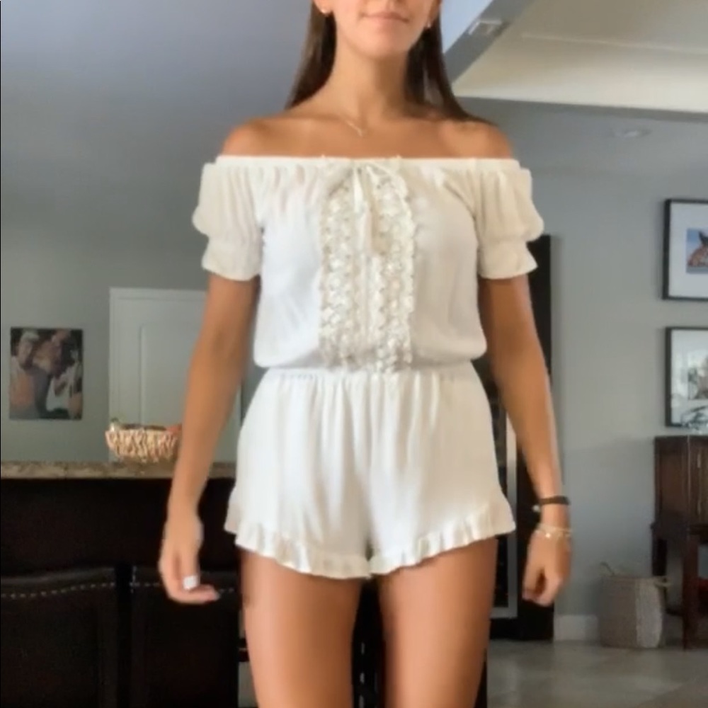 white romper